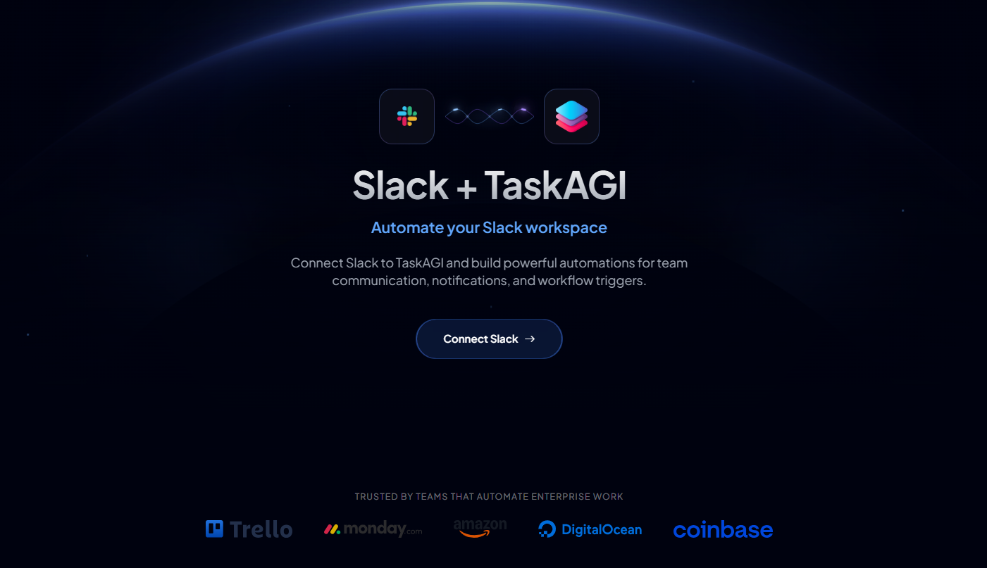 Slack & TaskAGI: Build AI Agents That Work in Your Workspace