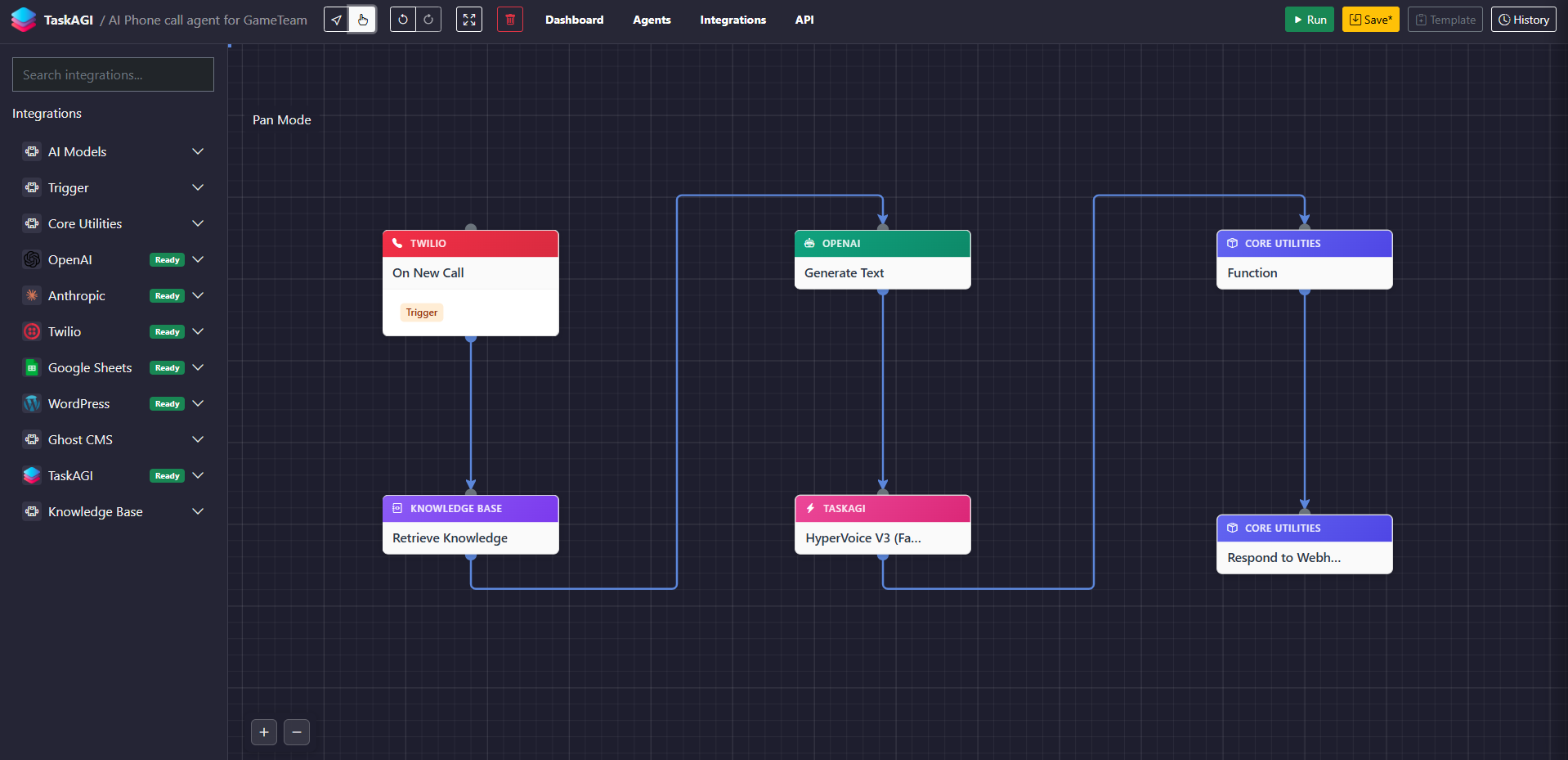 AI Call Support Agent Preview